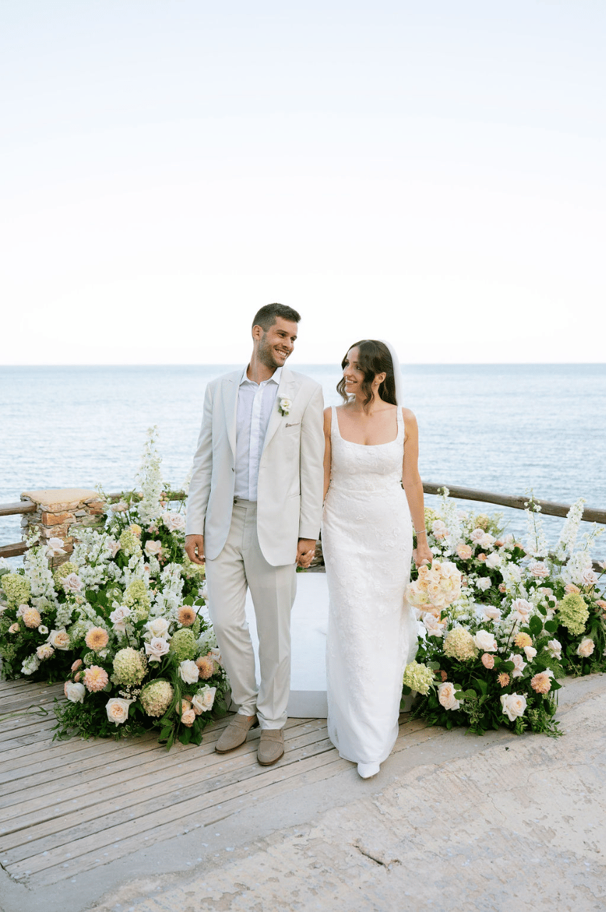 Celebrating Love Amid the Beauty of Lazarou Beach