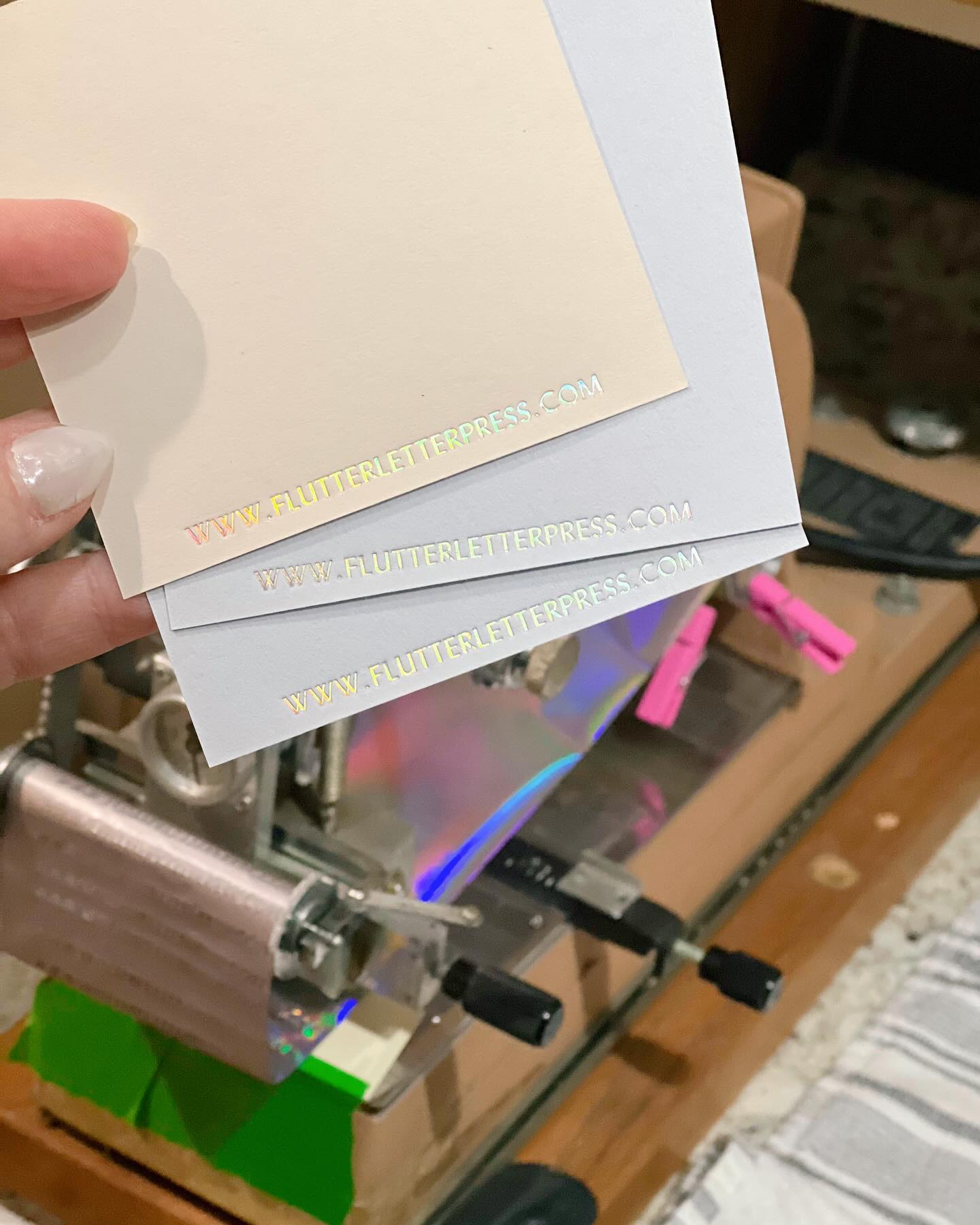 Flutter Letterpress portfolio 2