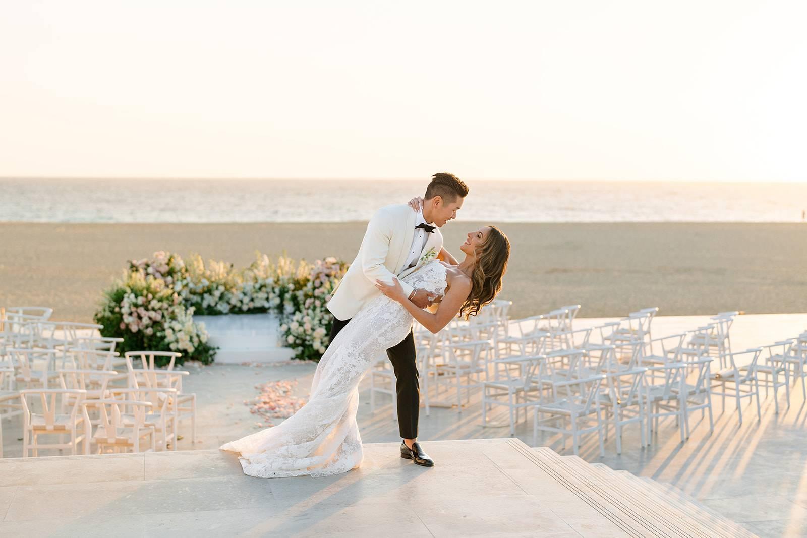 Photo by MCW Photocinema, Featured in A Romantic Fall Wedding at Nobu Hotel Los Cabos