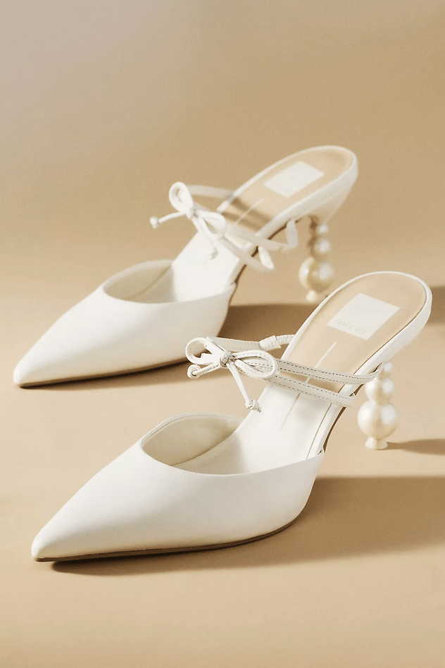 Klaire Pearl Bead Heels