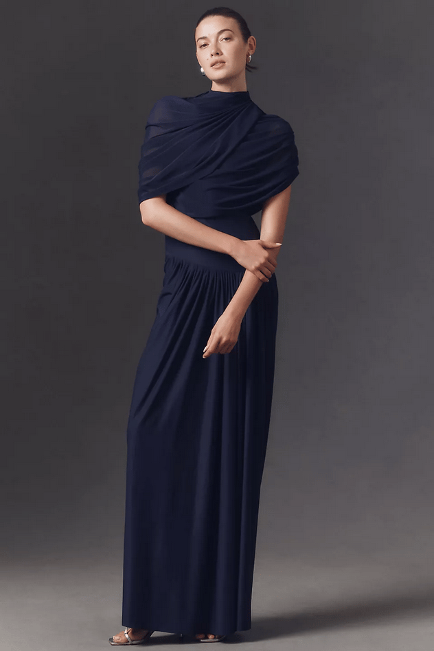 Jasmine Draped Maxi Dress