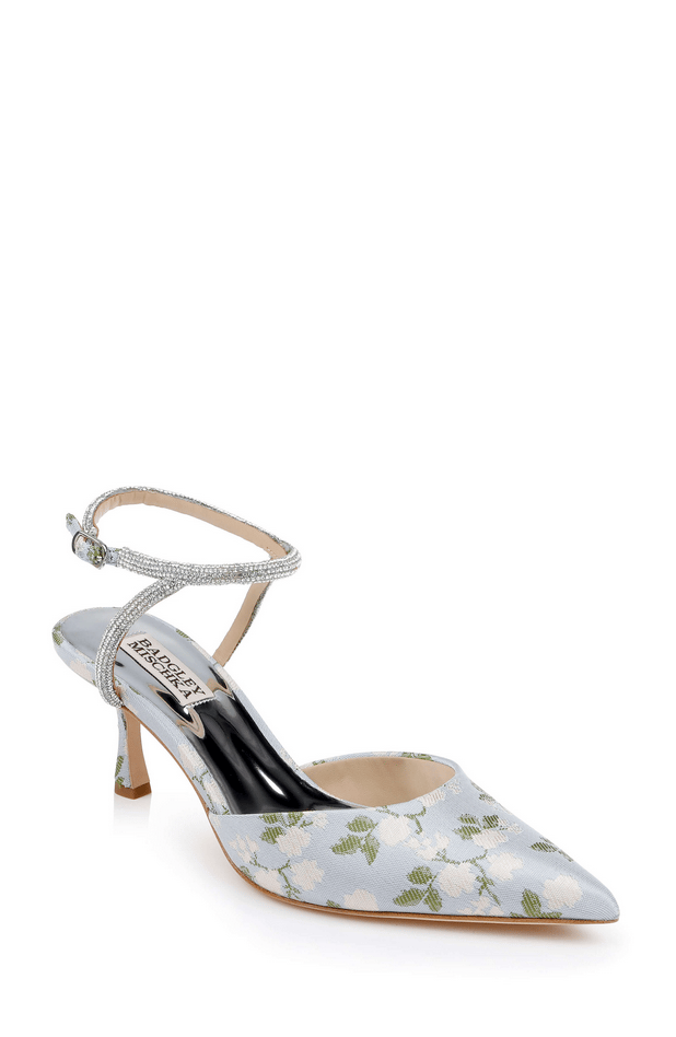 Autumn Ankle Strap Kitten Heel Pumps