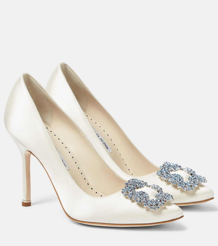 Hangisi 70 Crystal-Buckled Pumps