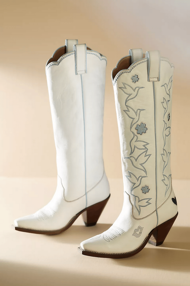 Honey Embroidered Western Boots