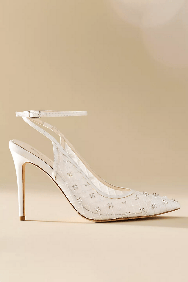 Kennedy Deco Mesh Pumps