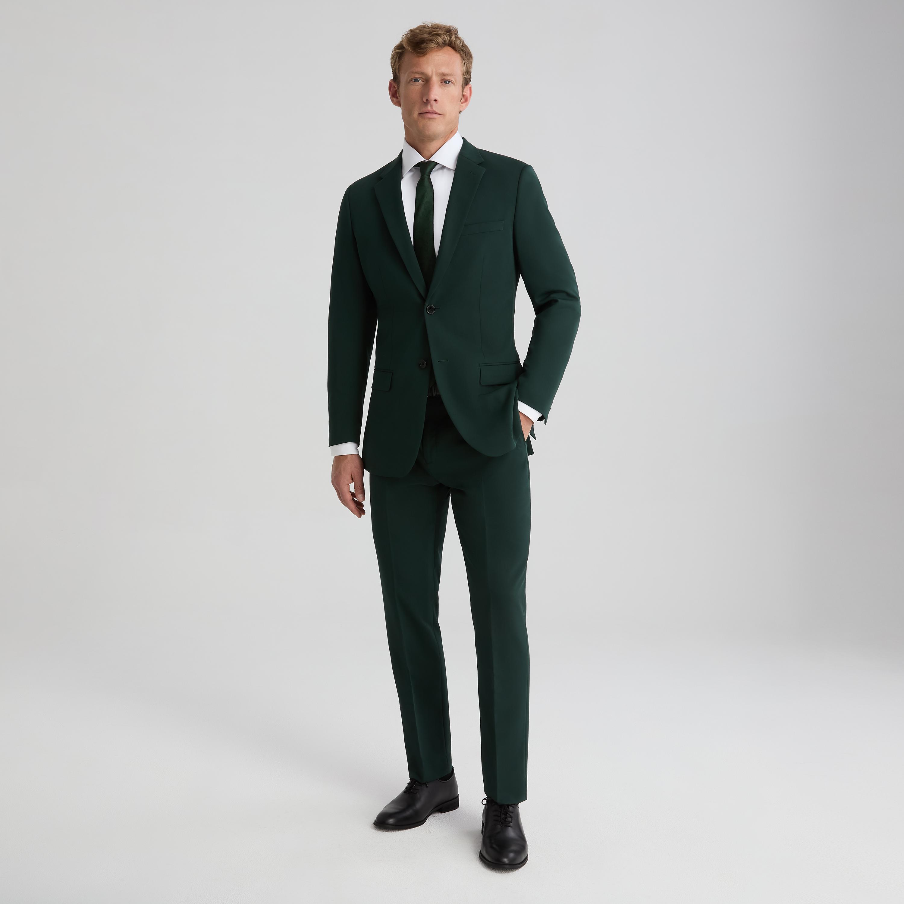 Men's Dark Green Suit