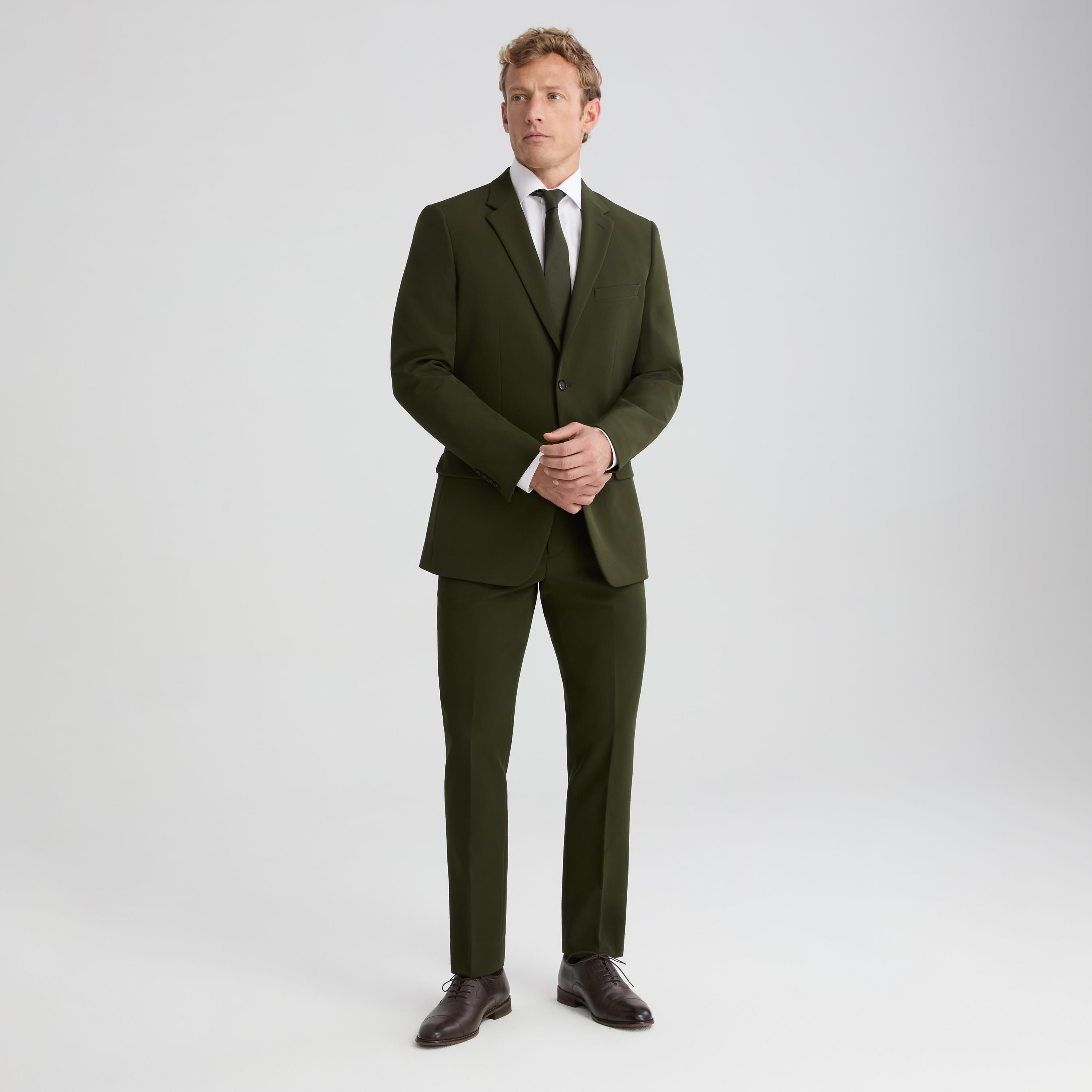Men's Olive Green Suit