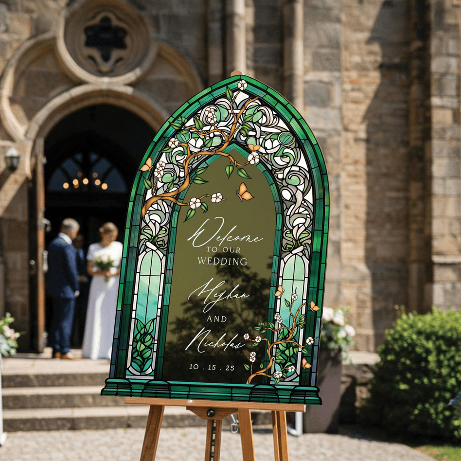 Custom Acrylic Wedding Sign