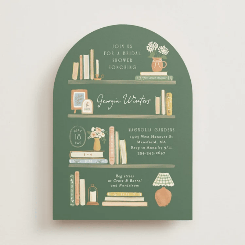 Bridal Shower Invitations The Next Chapter