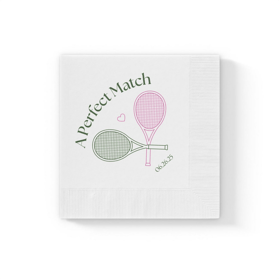 Tennis Theme Cocktail Napkins