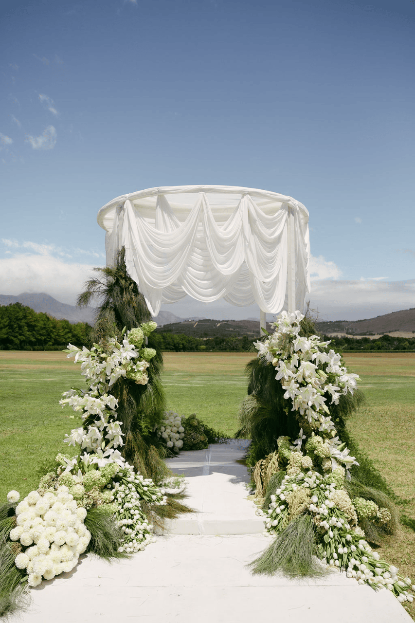 Sunlit South African Soirée in Understated Opulence