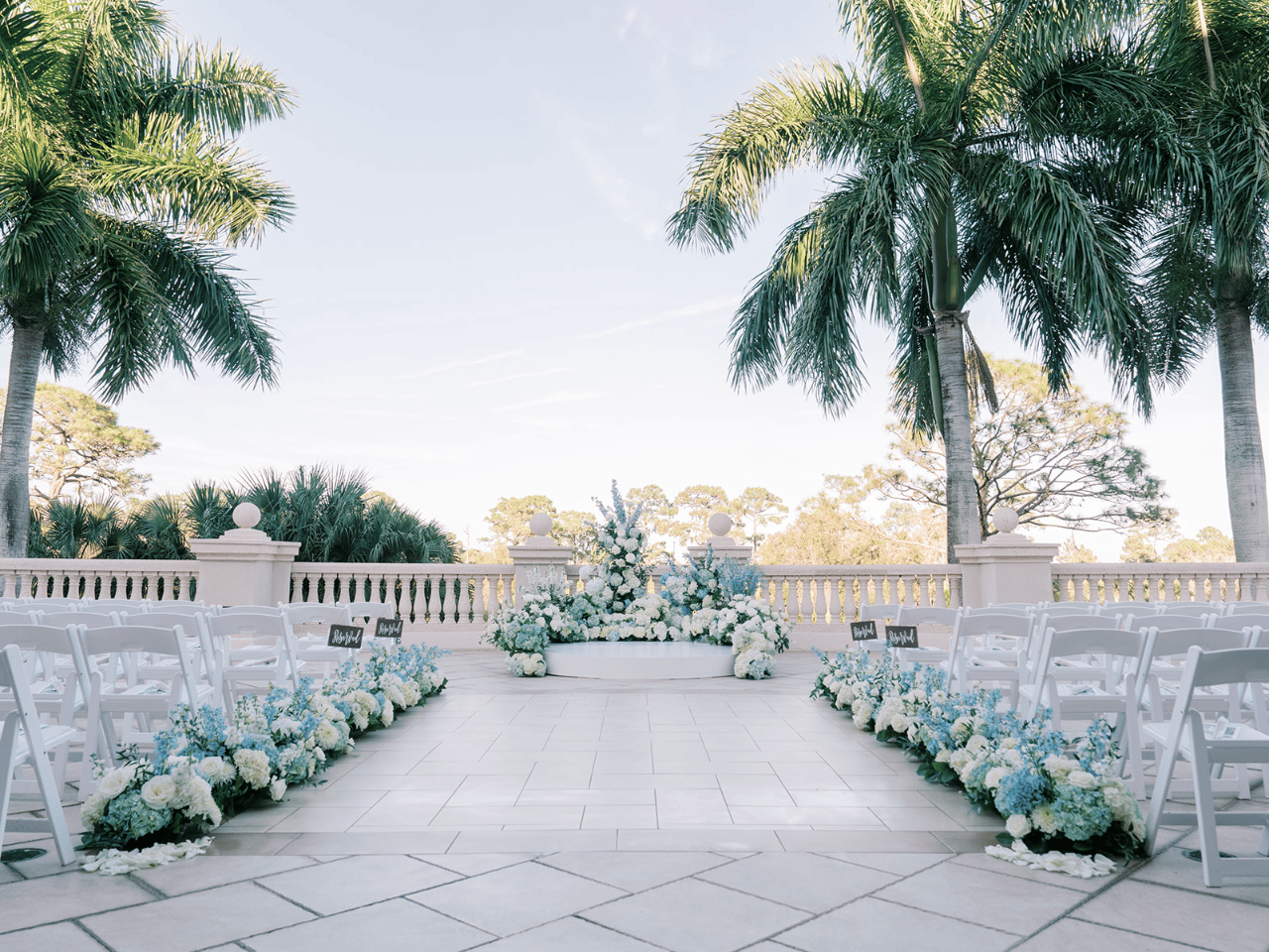 Dusty Blues & Champagne: A Luxe Winter Affair