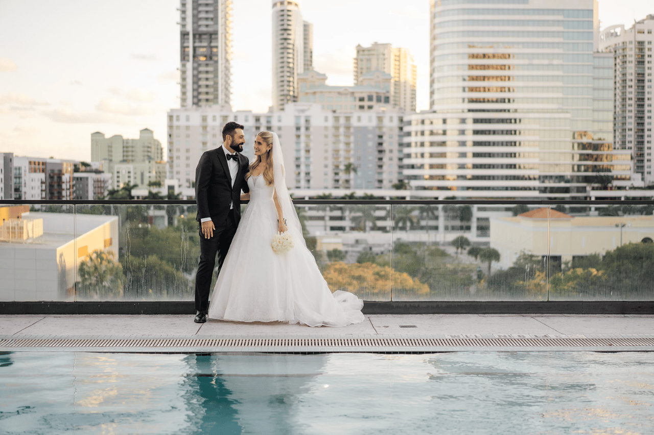 Golden Hour Reverie Above the Fort Lauderdale Skyline
