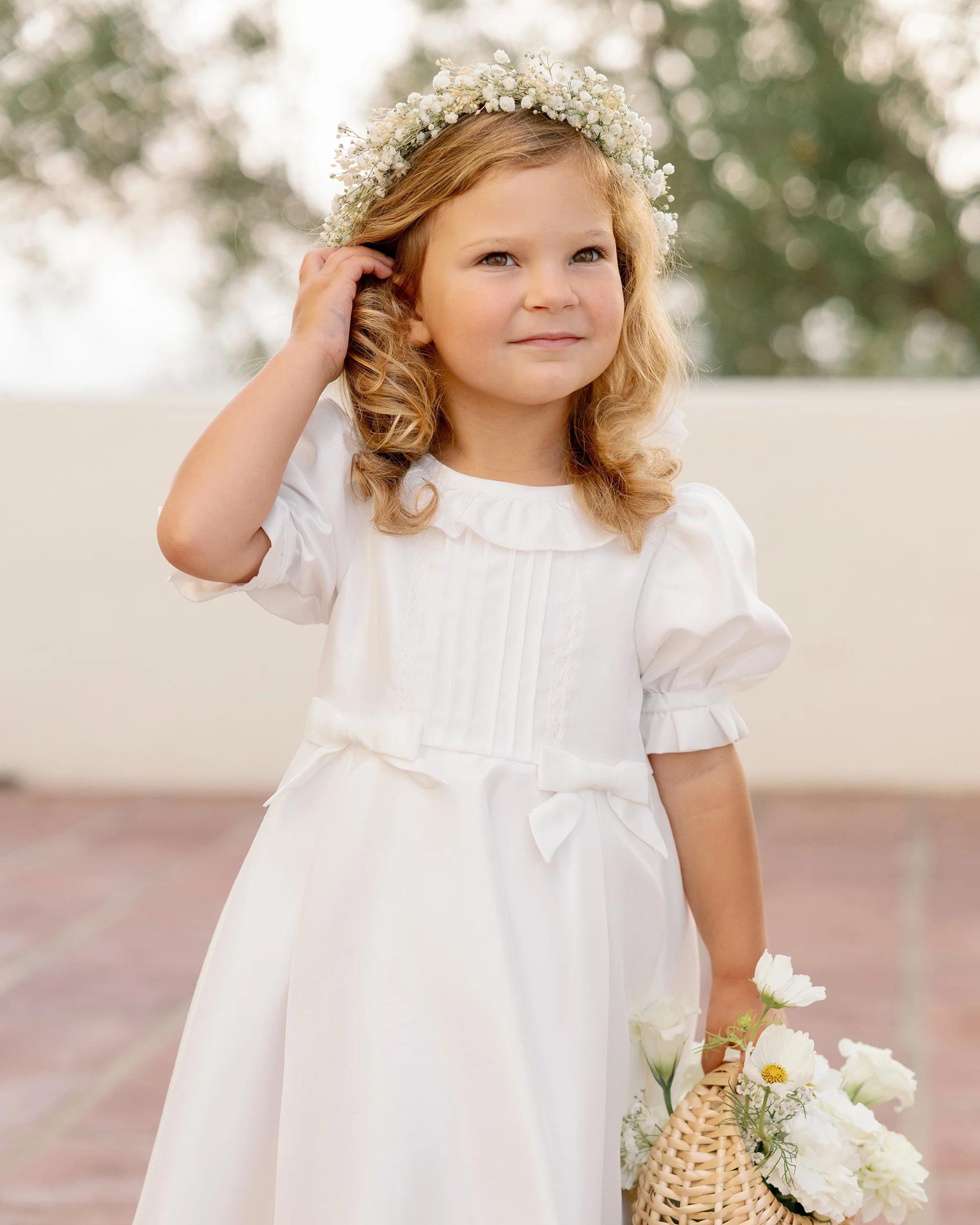 Evelyn Dress White