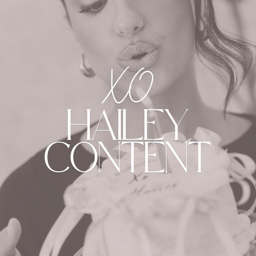 XO Hailey Content