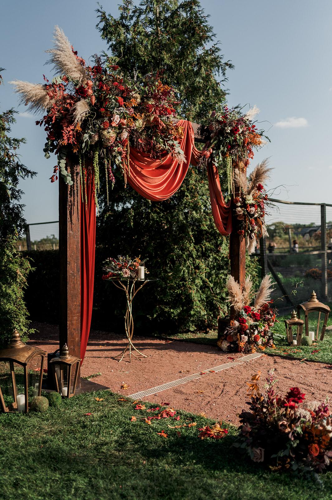 A Boho Fall Wedding at Elawa Farm 34