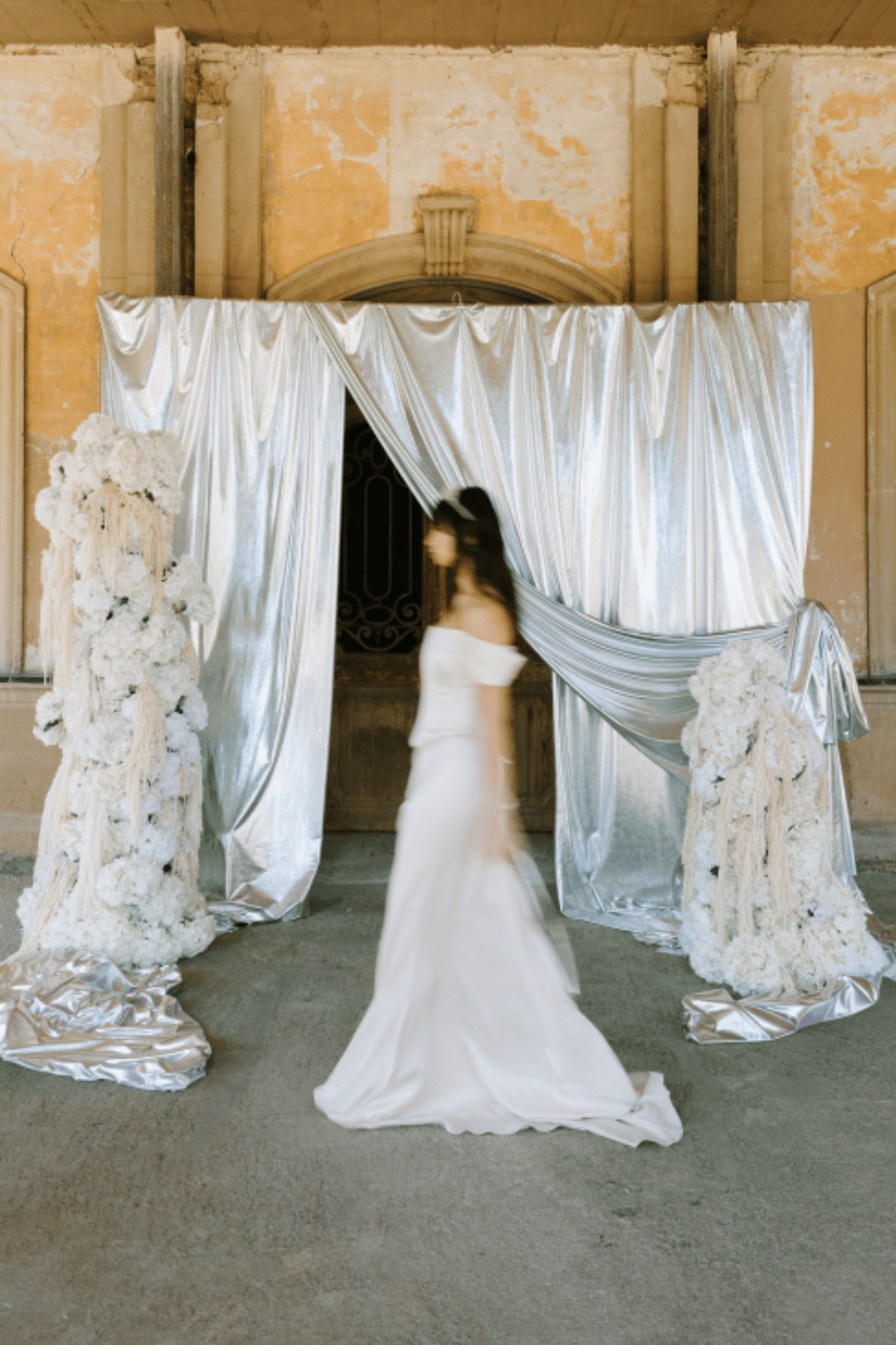 Silver Shadows: A Surrealist Dialogue in a Mediterranean Castle photo 2