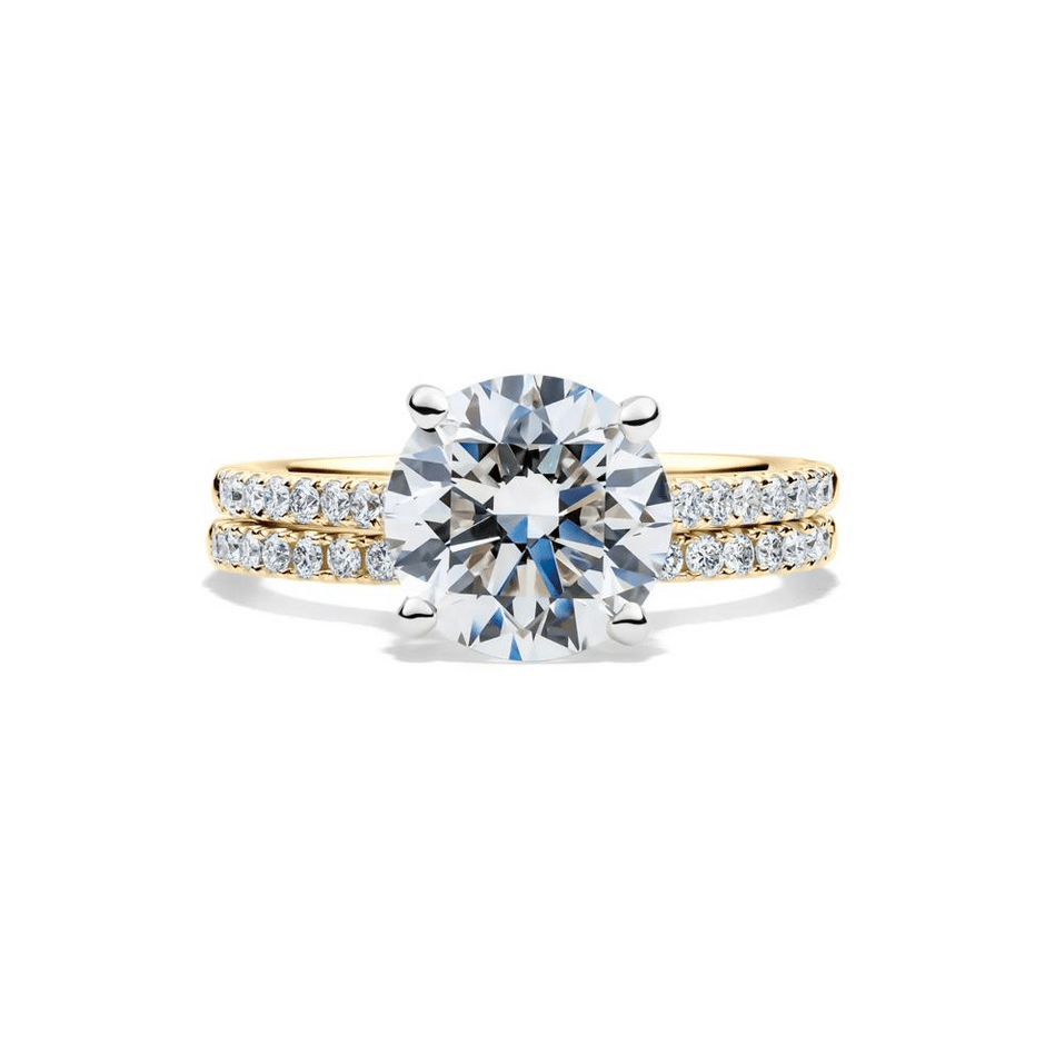 Lab Grown Diamond Wedding Set in 14K Yellow Gold (3 ½ ct. tw.)