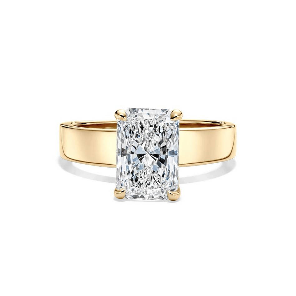 Collins Radiant-Cut Engagement Ring in 14K White Gold (2 5/8 ct. tw.)