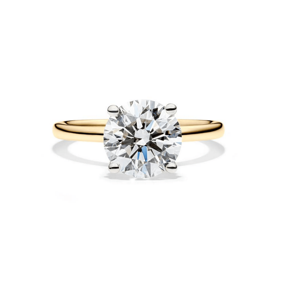 Lab Grown Diamond Round Solitaire Engagement Ring in 14K White Gold (2 ct.)