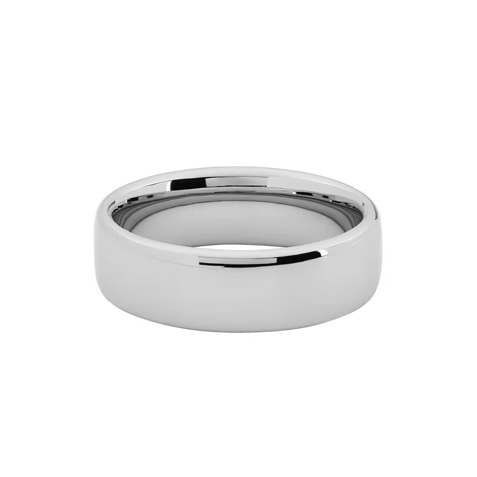 Lashbrook Ultra Comfort Wide Band in Titanium, 7MM
