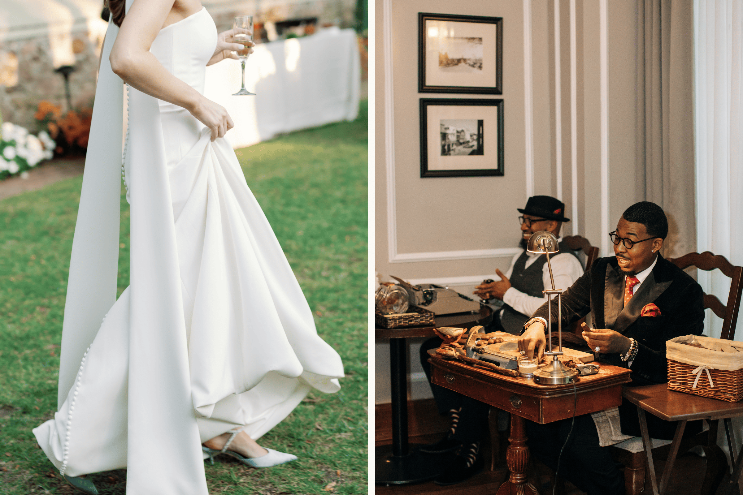 Photos by Sammy Jo Del Priore (Left), Taylor Square Photography (Right)