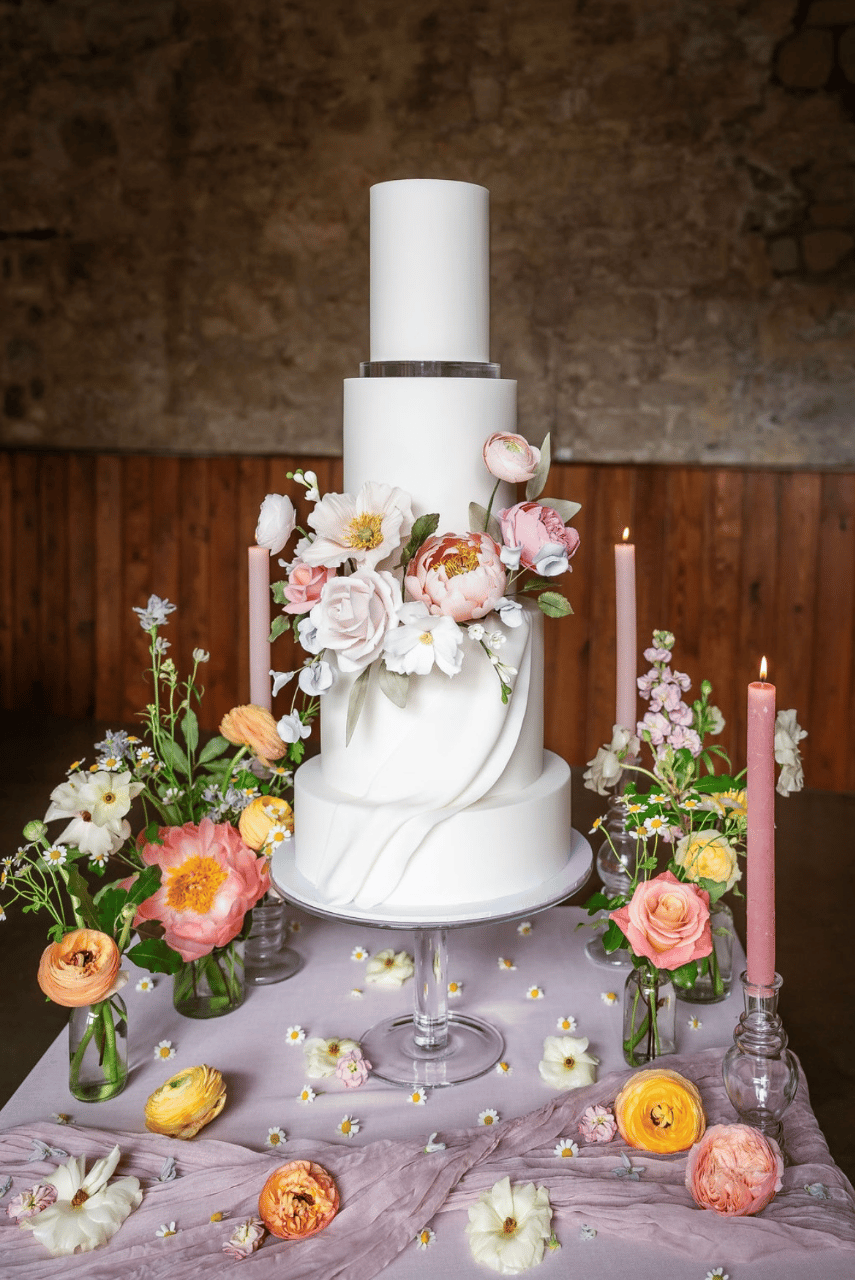 Cherry Blossom Cake Design