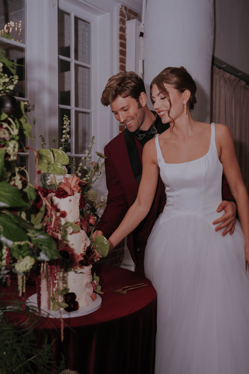 A Romantic Spring Soirée Bathed in Velvet and Vine photo 2