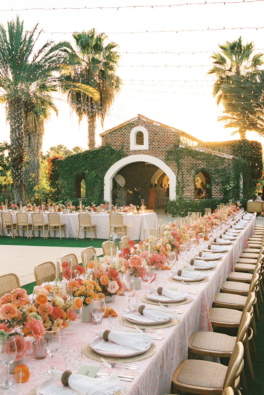 A Garden Wedding Bursting With Color in Los Cabos photo 2