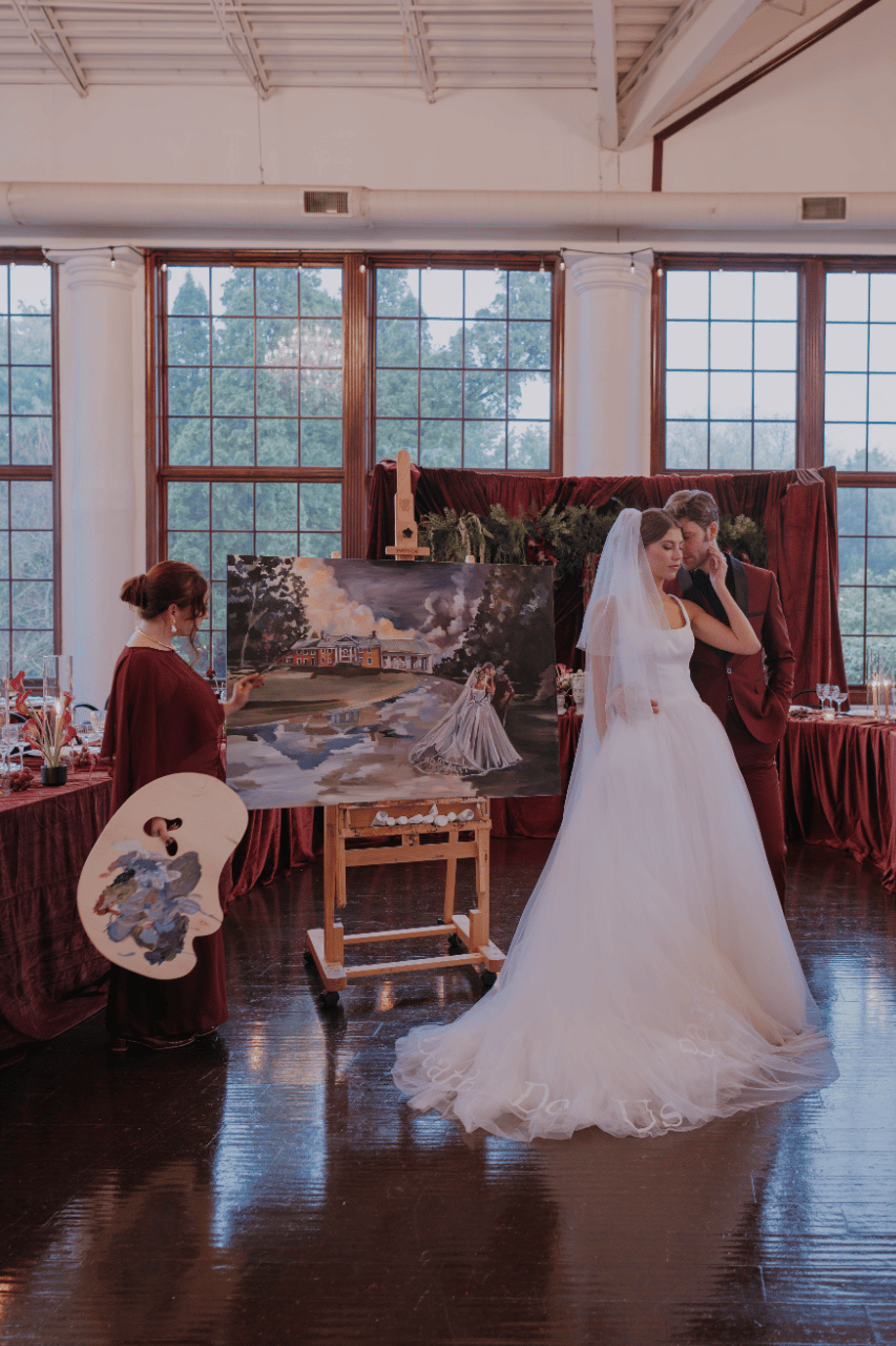 A Romantic Spring Soirée Bathed in Velvet and Vine