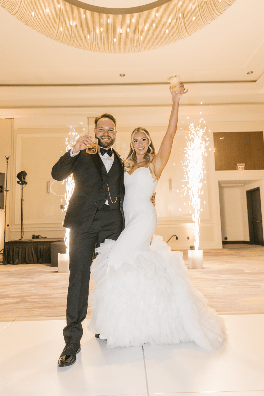 A Black-Tie Celebration with Cinematic Winter Glamour
