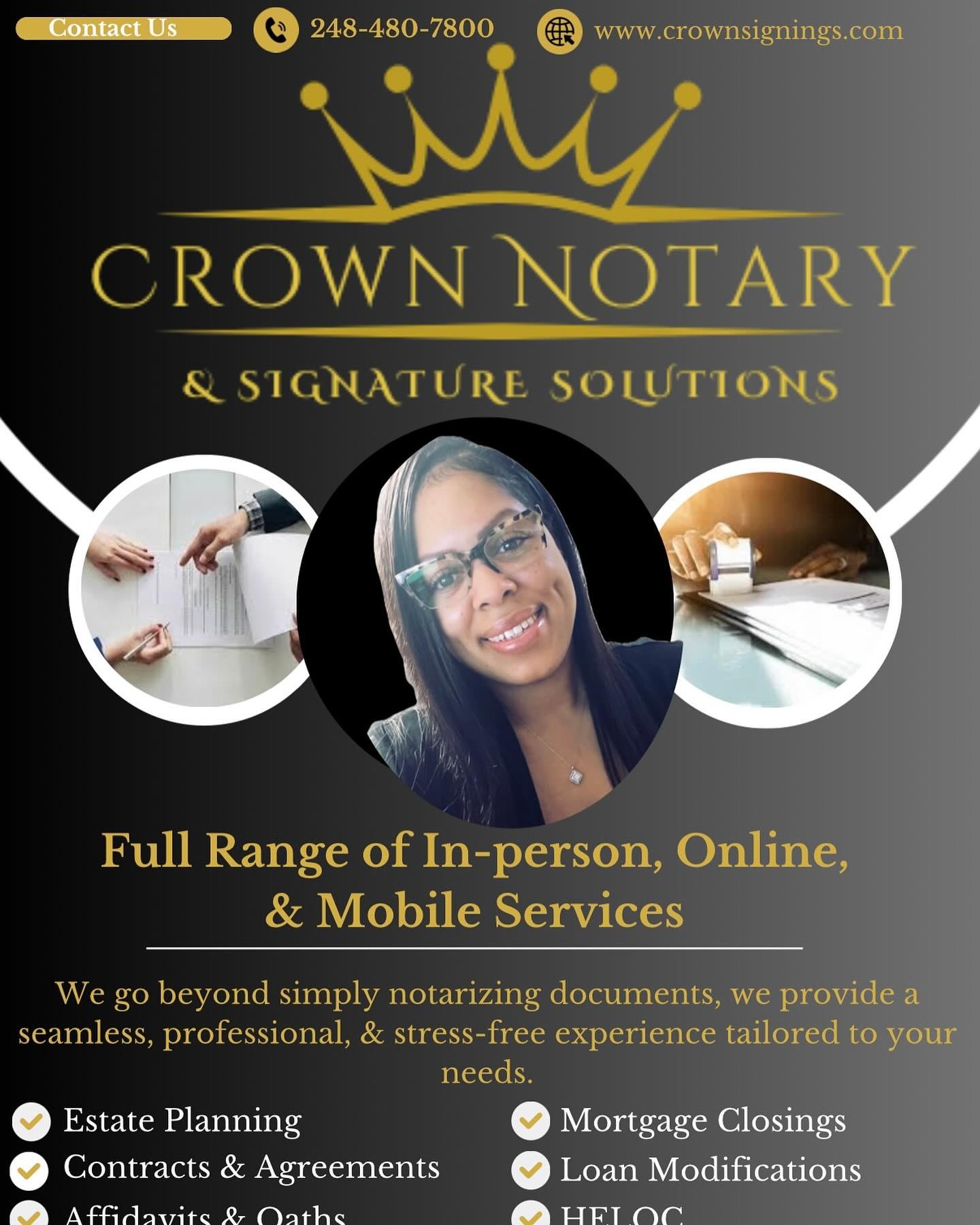 Crown Notary & Signature Solutions portfolio 2