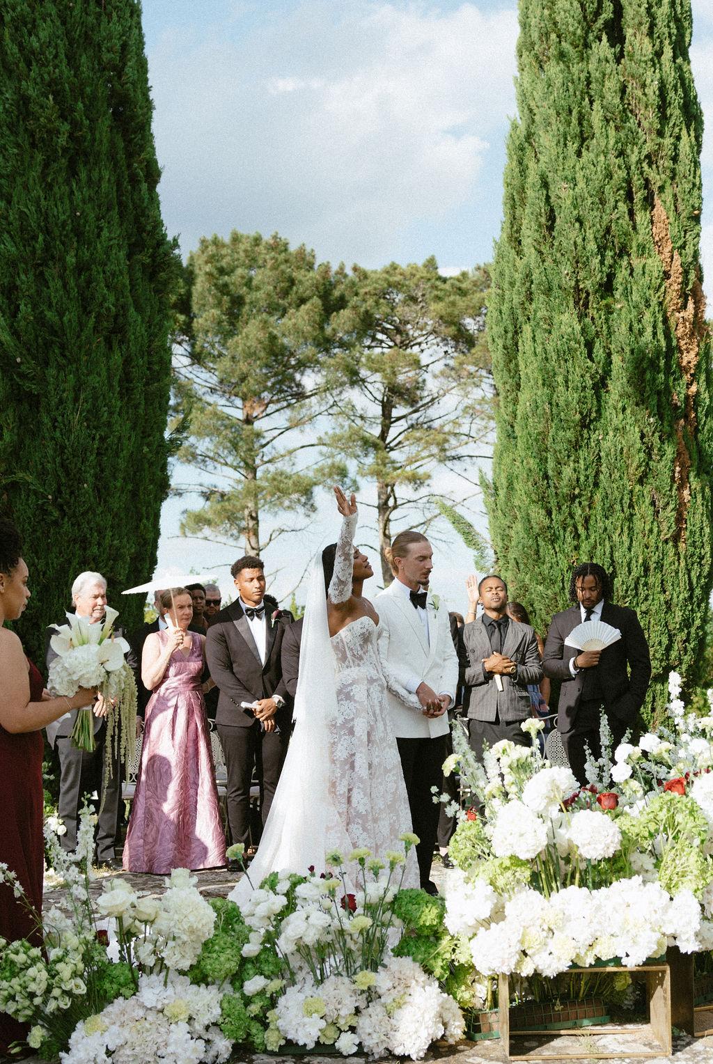 A Modern Summer Wedding at Villa Nemora for Content Creators James and Caleigha 73