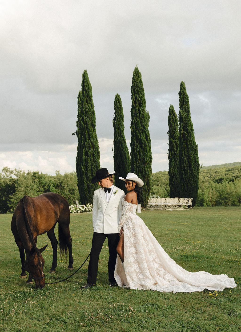 A Modern Summer Wedding at Villa Nemora for Content Creators James and Caleigha 31