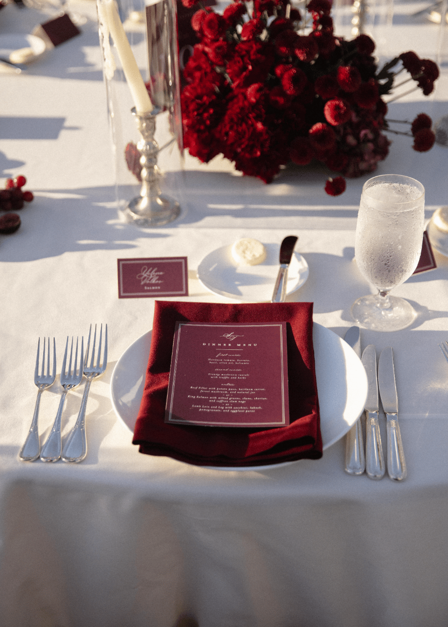 A Tuscany-Inspired Fairmont Grand Del Mar Wedding Filled With Rich Maroon Details photo 2