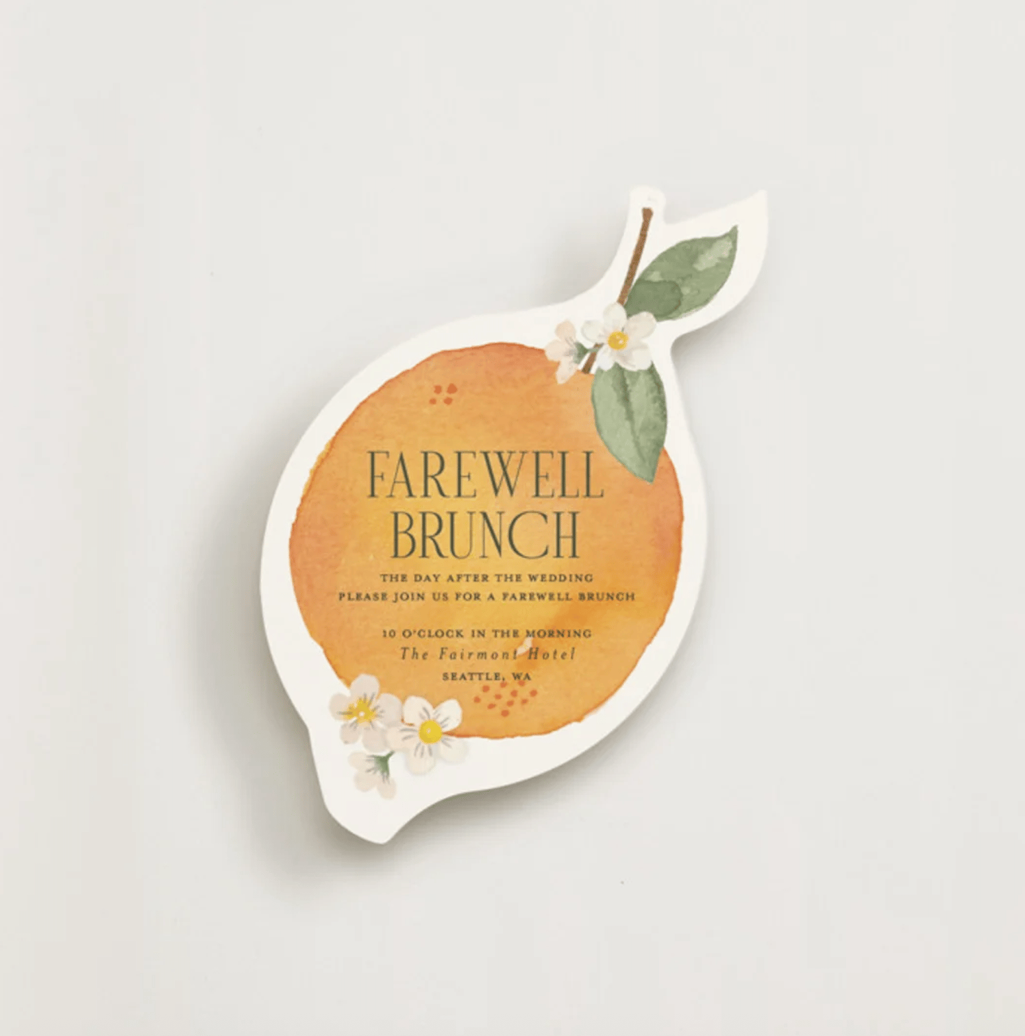 Watercolor Orange - Novelty cards