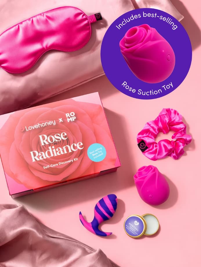 Lovehoney x ROMP Rose Radiance Kit
