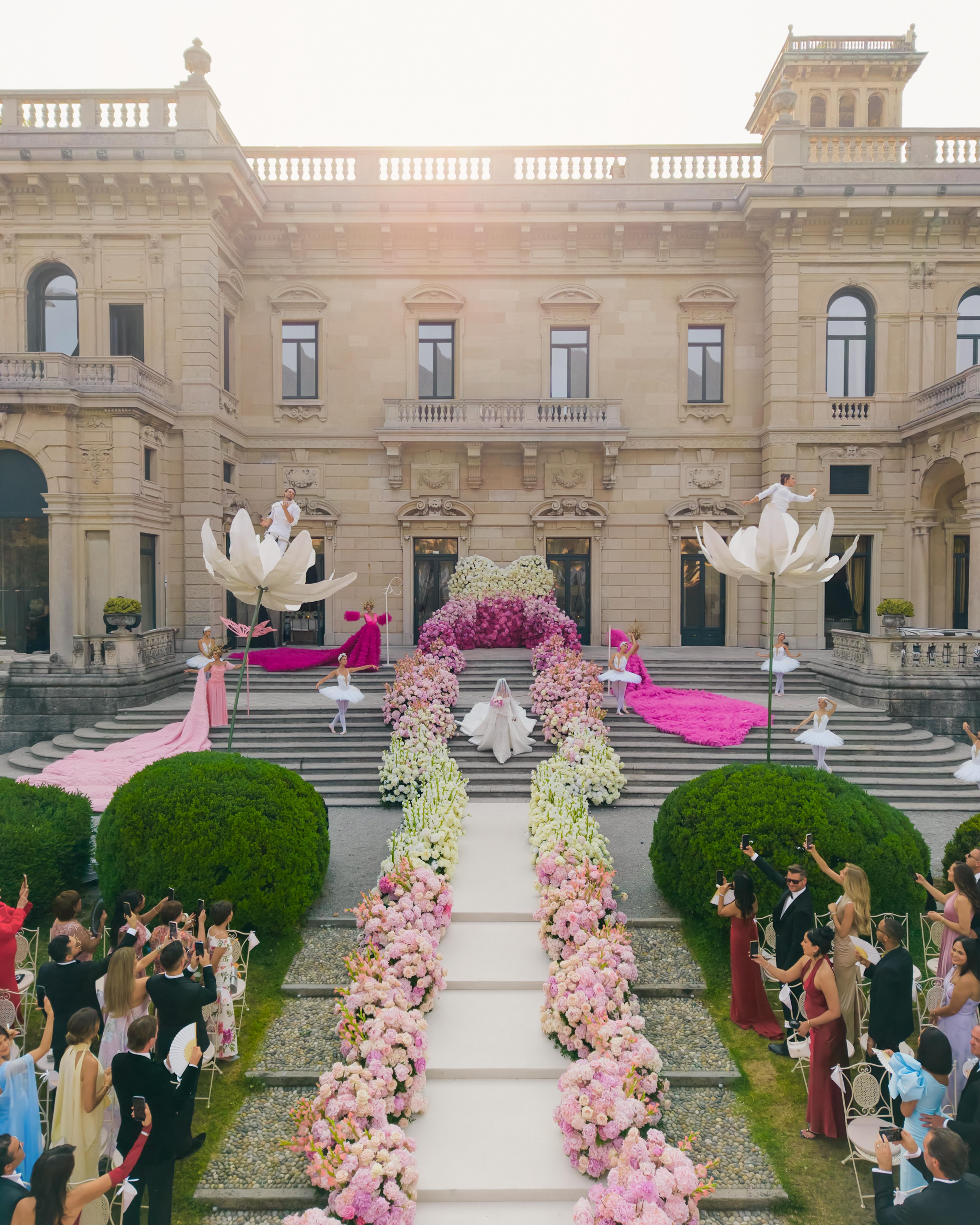Pink, Playful, & Perfectly Extravagant on Lake Como