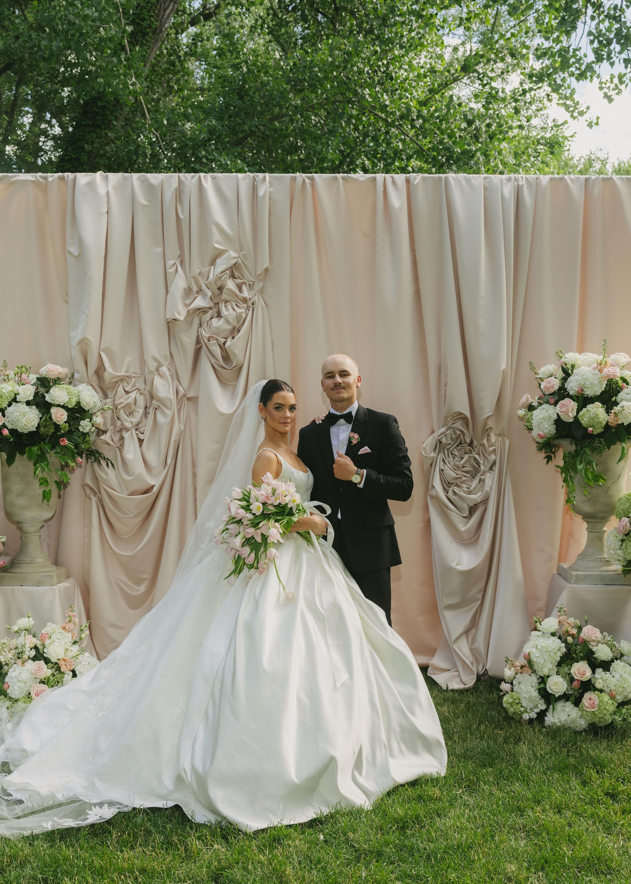 A Romantic Tulip-Filled Wedding Celebration