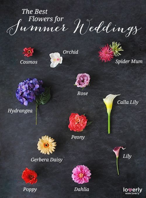The Best Summer Wedding Flowers